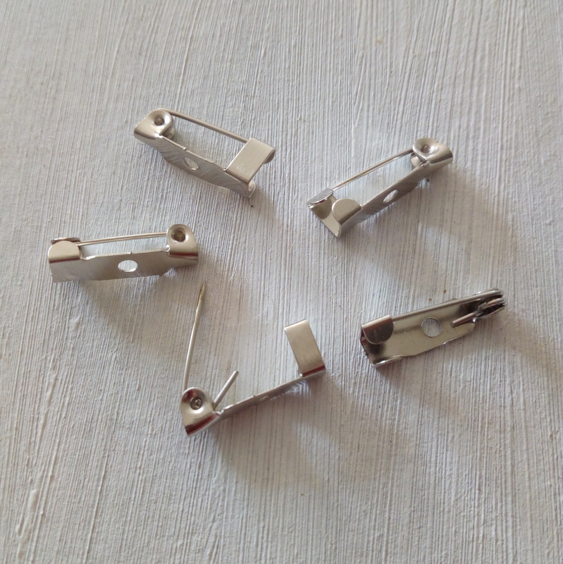 50 Supports De Broche Multifonctions - Fermoirs à Goupille Pour Badges, épingles, Bijoux DIY - En Cuivre, Facile à Utiliser
