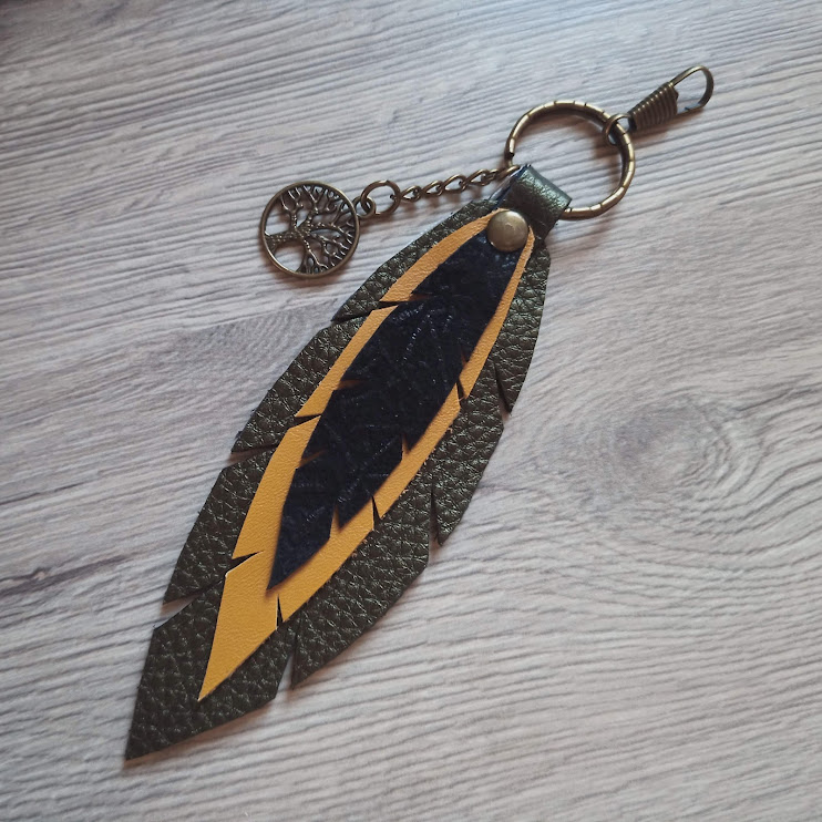 Un porte-clefs en cuir made in France, véritable bijou de sac